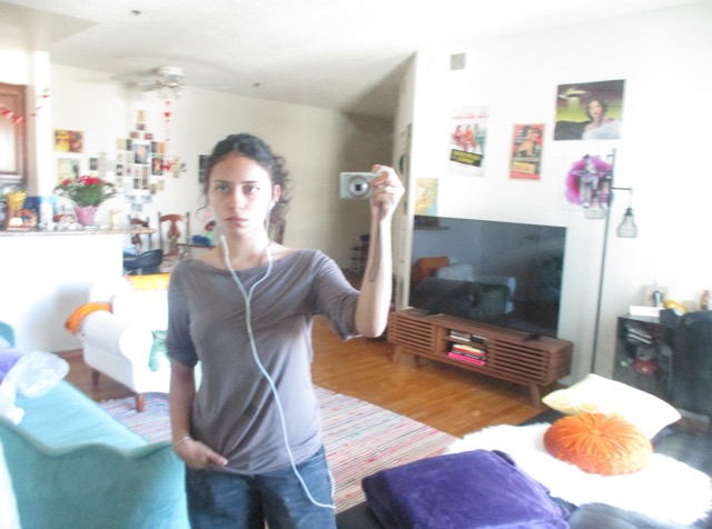 me in living room